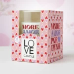 Bougie Parfumée "More Amor Por Favor" - Lumar Aromatic - Cire Végétale - Pot en Verre - 28h