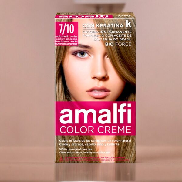 Lot de 3 : Kit de Crème Colorante - Blond Moyen Cendré - Résultats Professionnels