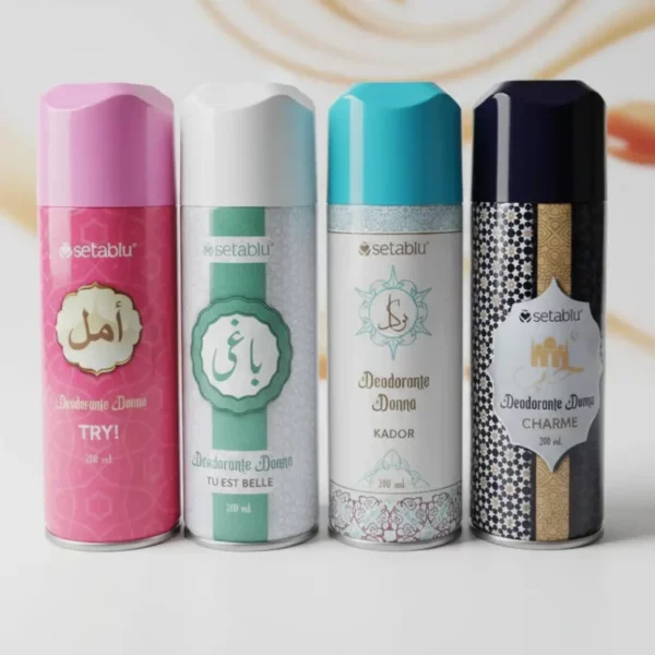 Mélange de 12 : Lot Mixte De Déodorants Spray Setablu – 200ml