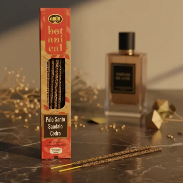 Carton de 12 Paquets d'Encens BOTANICAL : Palo Santo/Santal/Cedre - Aum