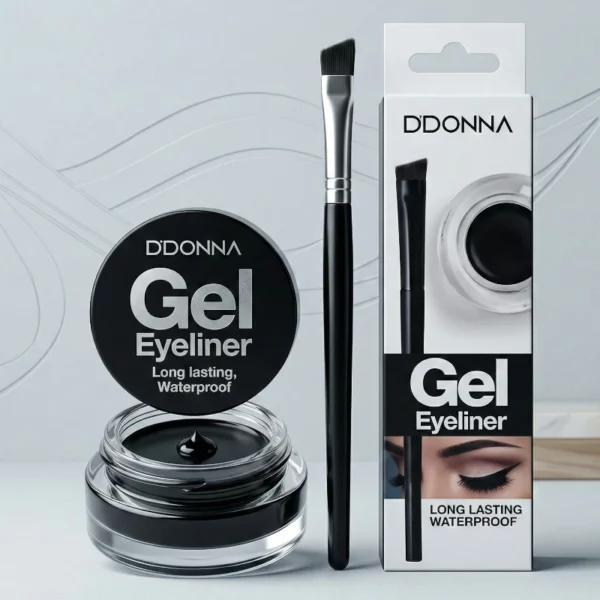 🖤 Regard Hypnotique : Coffret Duo Eyeliner Gel & Pinceau Haute Précision