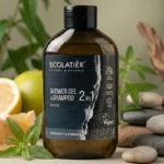 Gel Douche & Shampoing 2 en 1 SPORT "Pamplemousse & Verveine" – Format Familial 600ml ECOLATIER