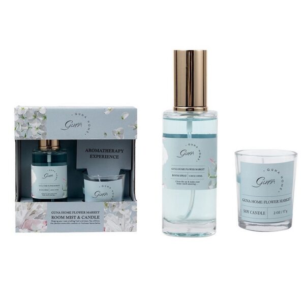 Lot de 6 Sets Bougie + Spray désodorisant - Flower Market
