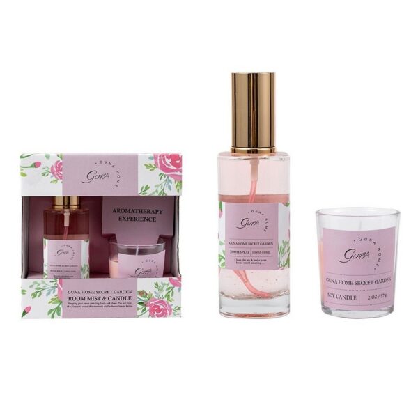 Lot de 6 Sets Bougie + Spray désodorisant - Secret Garden