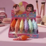 Présentoir de 24 :🍦 Gloss en Cornet de Glace