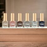 Lot de 24 : Vernis à ongles tenue 9 jours - 6 couleurs du gris au marron