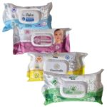 Lot mélangé de 5 Grands paquets de Lingettes Soin
