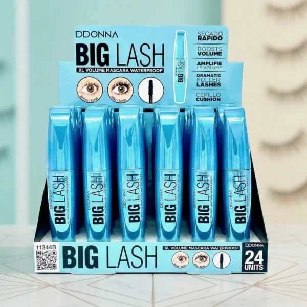 Présentoir de 24 Mascaras Big Lash Waterproof – D'Donna