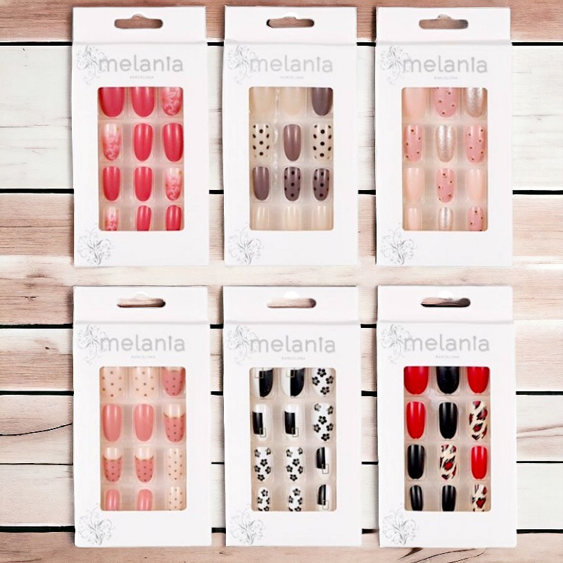 grossiste-en-onglerie-5-3.jpg Lot de 12 packs de 10 Faux-Ongles et Adhésif – Image 1