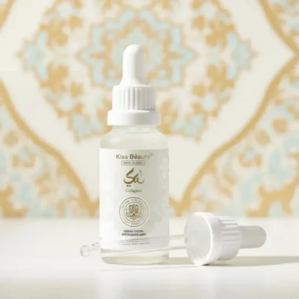 Présentoir de 24 : Sérum Visage au Collagène Arabian Essence – 30ml - Kiss Beauty