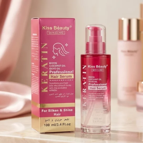 Kiss Beauty Skin Clinic – Sérum Capillaire Professionnel à la Kératine
