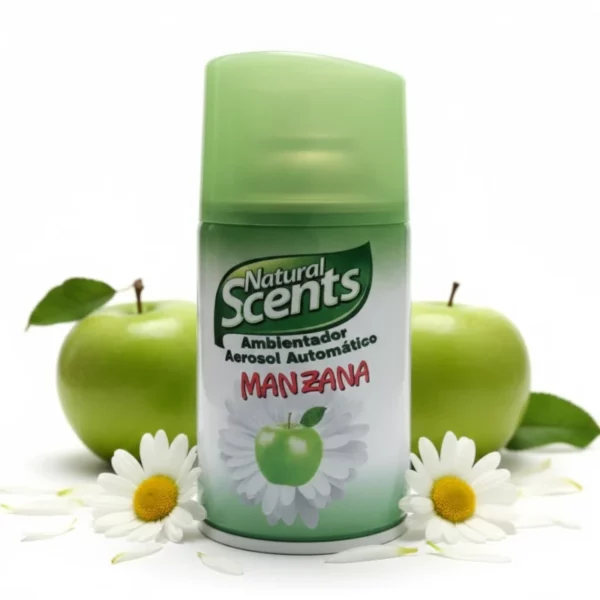 Lot de 6 : Spray d'Ambiance "Pomme Verte" Automatique 260ml – Natural Scents
