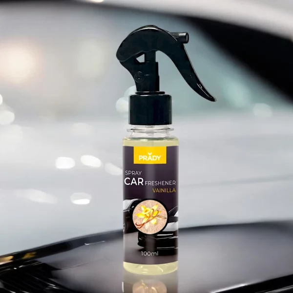 Lot de 24 : Spray d'Ambiance Parfumé Voiture 100ml - VANILLE - Prady