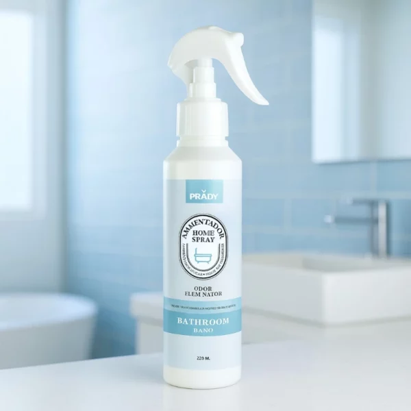 Prady | Spray Anti-Odeurs Spécial Salle de Bain | 220 ml | x6