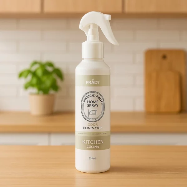 Prady | Spray Anti-Odeurs Spécial Cuisine | 220 ml | x6