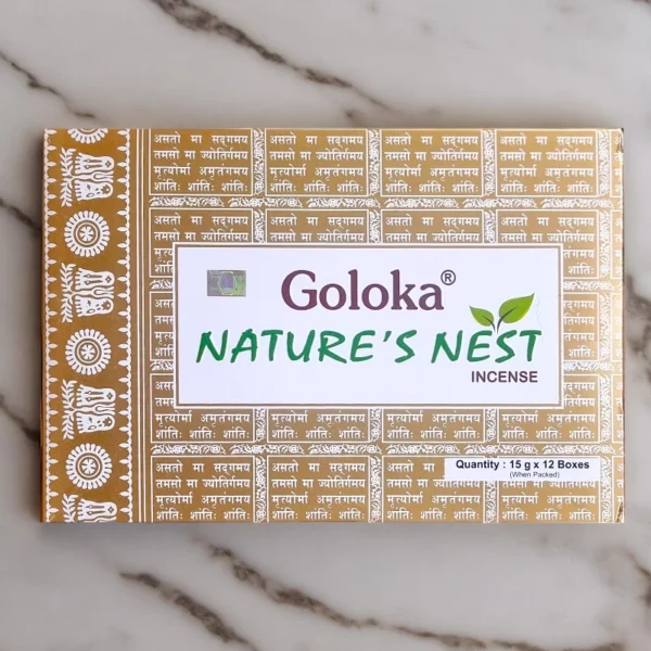 Carton de 12 Paquets de 12 Encens NATURE'S NEST - Goloka