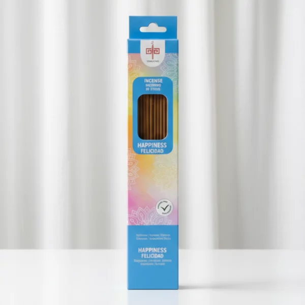 Présentoir de 6 Boîtes de 20 Encens : Sticks d'encens GARANTI SANS BENZÈNE - "bien-être et de joie"