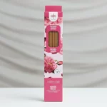 Présentoir de 6 Boîtes de 20 Encens : Sticks d'encens GARANTI SANS BENZÈNE - "Rose"