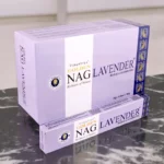 Carton de 12 Paquets de 12 Encens LAVANDE - Vijayshree Golden Nag