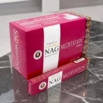 Carton de 12 Paquets de 12 Encens MEDITATION - Vijayshree Golden Nag