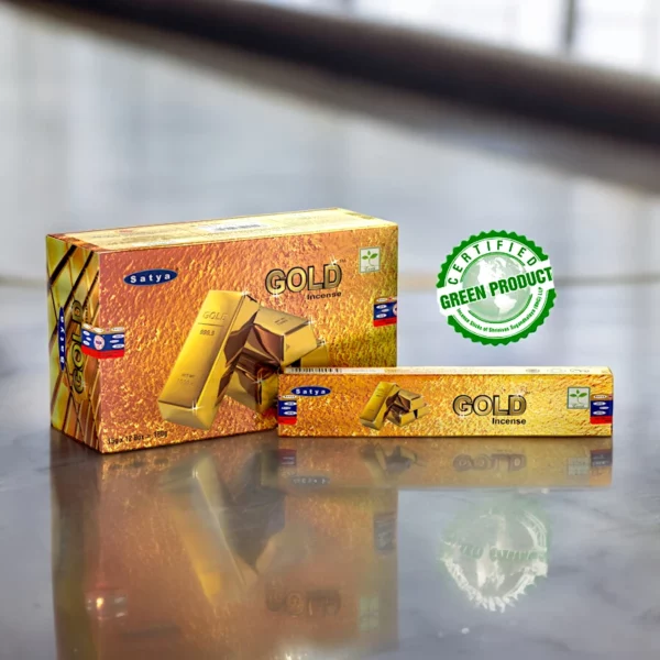 Carton de 12 Paquets de 12 Encens GOLD - Satya
