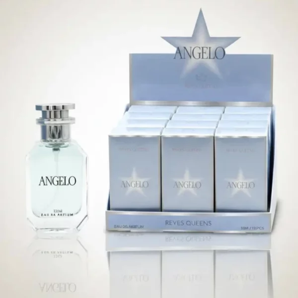 Présentoir  de 12 Eau de Parfum Générique Femme Angelo 30ml - Reyes Queens