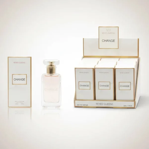Présentoir  de 12 Eau de Parfum Générique Femme Change 30ml - Reyes Queens