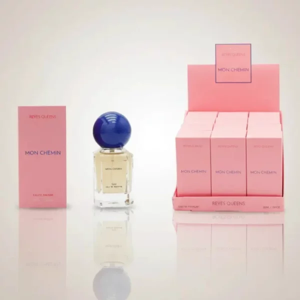 Présentoir  de 12 Eau de Parfum Générique Femme Mon Chemin 30ml - Reyes Queens