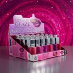 Présentoir de 24 : Gloss Lip Glow Glaze Cherry Flavour – D’Donna