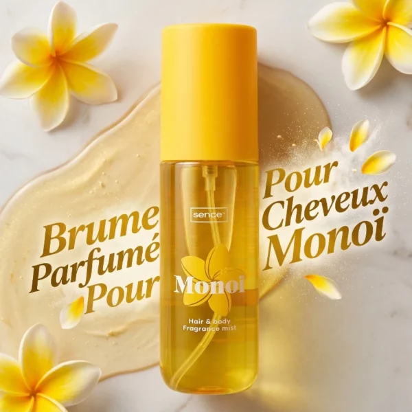 Lot de 3 Brume Corporelle & Cheveux MONOÏ 100ml - Sence Beauty