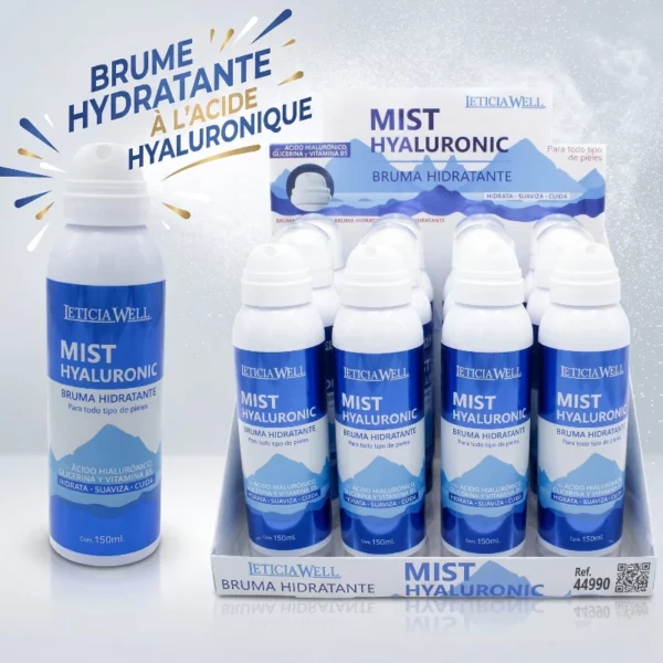 Présentoir de 12 💦 Brume Hydratante Mist Hyaluronic - Leticia Well