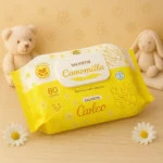 Lot de 3 : Paquet de 80 lingettes Bébé Camomille - Setahome