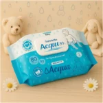Lot de 3 : Paquet de 80 lingettes Bébé Acqua - Setahome