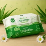 Lot de 3 : Paquet de 80 lingettes Bébé Aloe Vera - Setahome