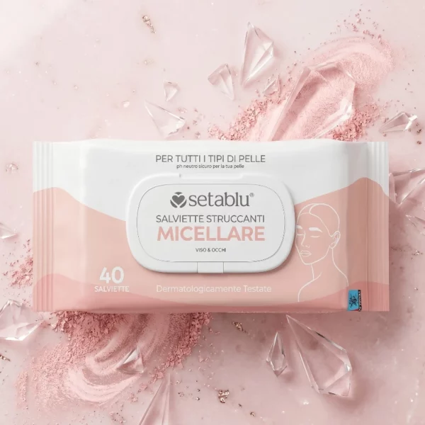 Lot de 6 ✨ Paquet de 40 Lingettes Démaquillantes Micellaires - Setablu