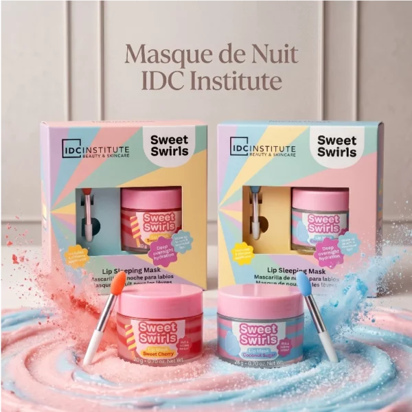 Lot de 12 ✨ Coffret Lip Sleeping Mask "Sweet Swirls" – IDC Institute ✨