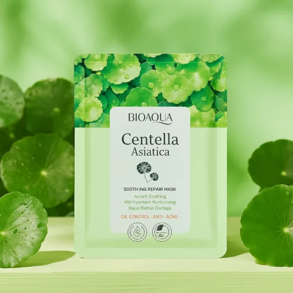 Lot de 6 : Masques Visage Apaisants à la Centella Asiatica – BIOAQUA
