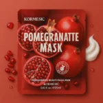 Lot de 6 : Masques Visage Éclat et Anti-Rides à la Grenade 25 g – KORMESIC