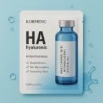 Lot de 6 : Masques Visage Hydratants à l’Acide Hyaluronique 25 ml – KORMESIC