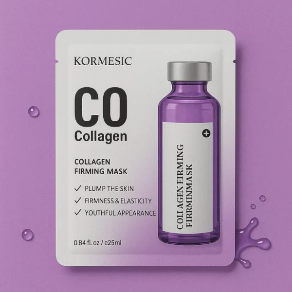 Lot de 6 : Masques Raffermissants au Collagène 25 ml – KORMESIC