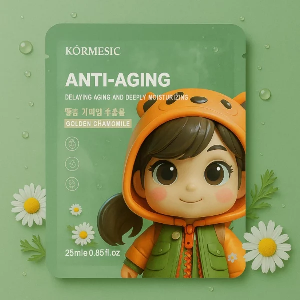 Lot de 6 : Masques Visage Anti-Âge 25 ml – KORMESIC
