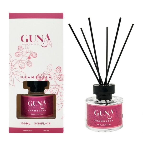 Lot de 6 Mikados 100ml Guna - Framboise