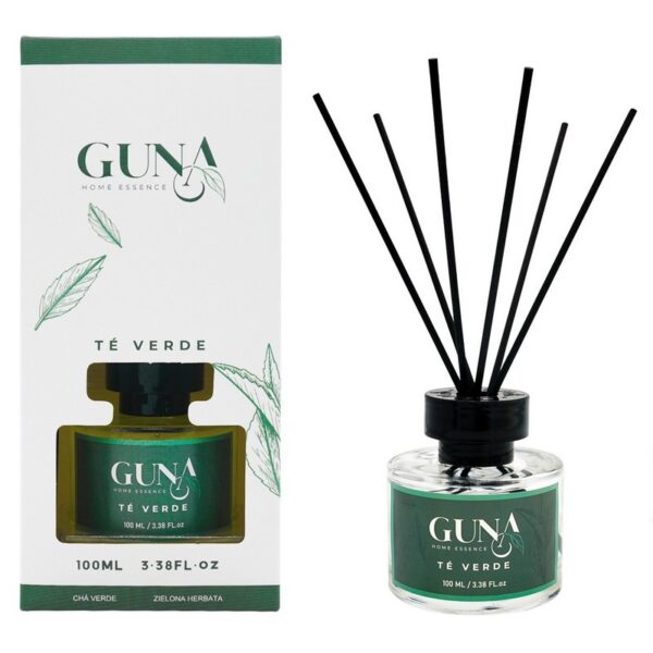 Lot de 6 Mikados 100ml Guna - Thé vert