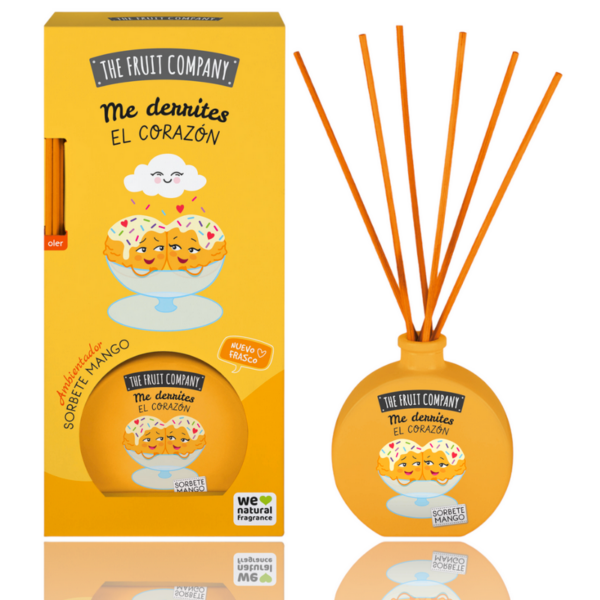 Pack de 12 : Mikado longue durée - Sorbet Mangue