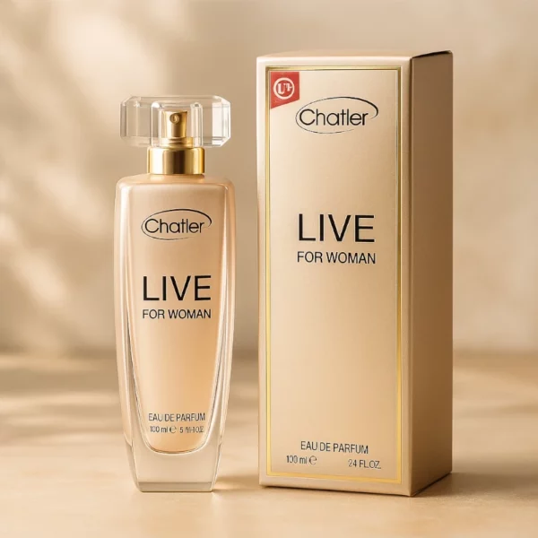 Lot de 5 : Eau de Toilette Femme LIVE 100ml – CHATLER