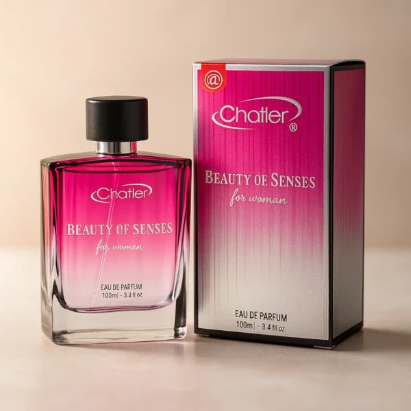 Lot de 5 : Eau de Toilette Femme BEAUTY OF SENSES 100ml – CHATLER