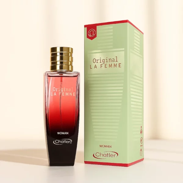 Lot de 5 : Eau de Toilette Femme ORIGINAL LA FEMME 100ml – CHATLER