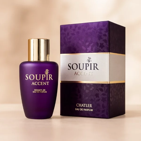 Lot de 5 : Eau de Toilette Femme SOUPIR ACCENT 100ml – CHATLER