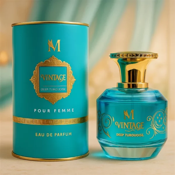 Lot de 5 : Eau de Parfum Femme Vintage Deep Turquoise 100ml - Mirage