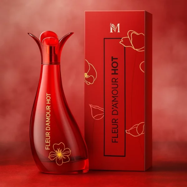 Lot de 5 : Eau de Parfum Femme Fleur D'amour Hot 100ml - Mirage